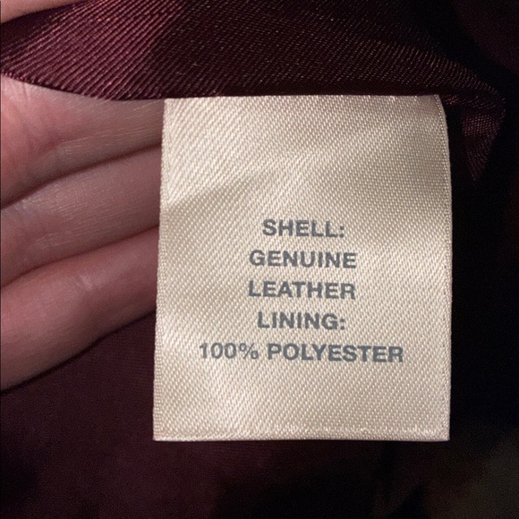 Burgandy Maroon Purple Preview International Suede Leather Jacket - Size Small - Picture 9 of 11